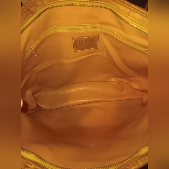 Alviero Martini Brown Map Print Tote Bag - Picture 5 of 5